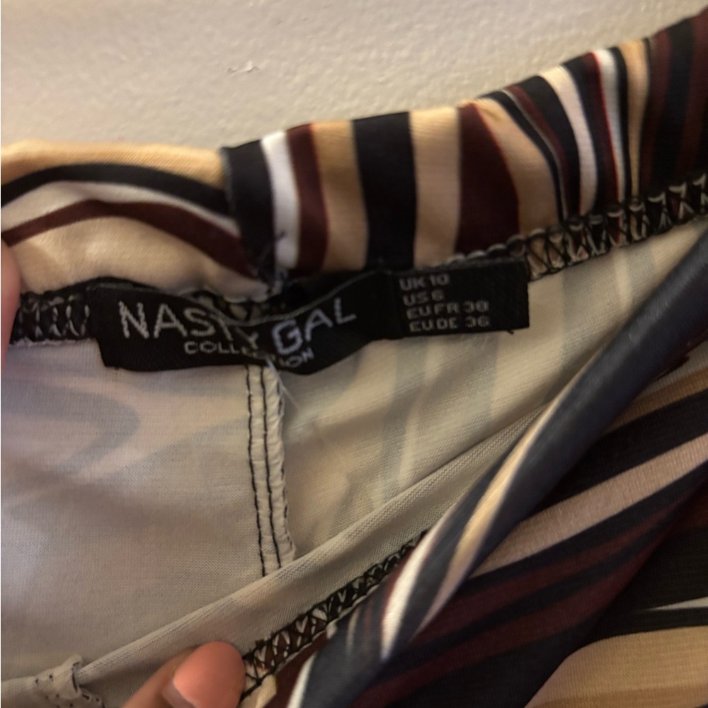 Swirl Pattern Wide-Leg Pants - Picture 4 of 6